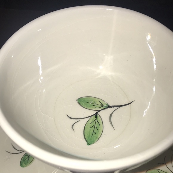 Vintage hand painted set of 5 mugs from Italy - Picture 6 of 13